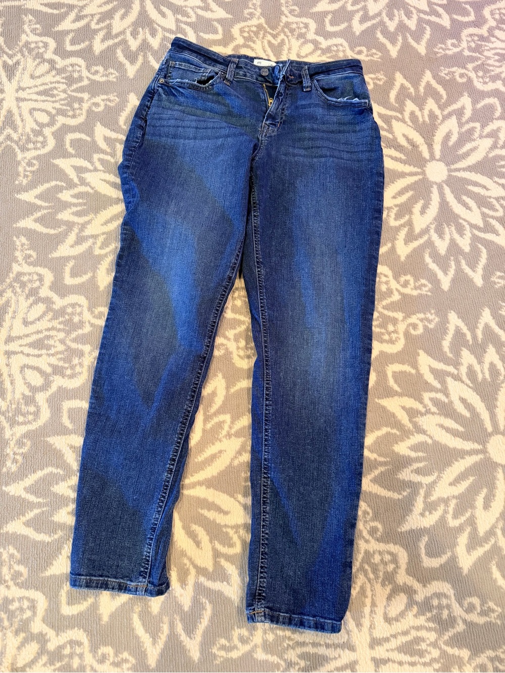 Classic m by Maurice’s women’s Dark Blue Jeans - Comfortable Straight Fit
